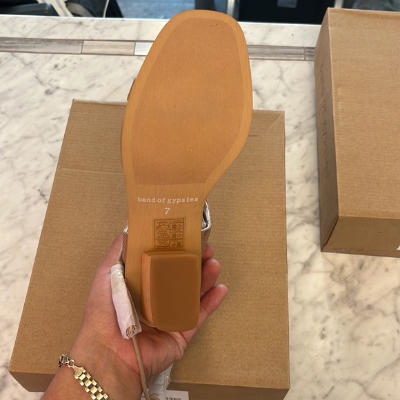 Band of gypsies Margarita tan jute Canvas - Picture 3 of 4